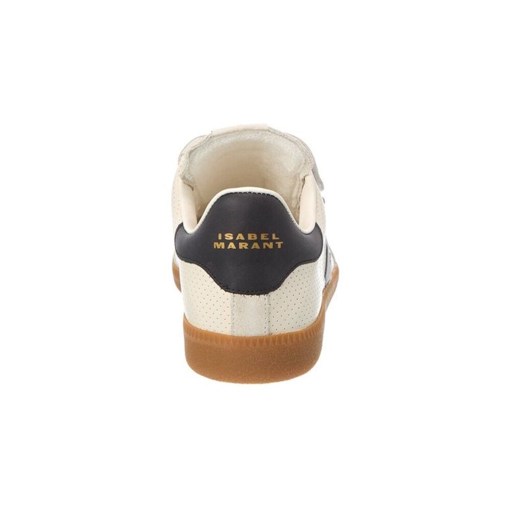 Isabel Marant Beth Leather & Suede Sneaker, White - Picture 3 of 5
